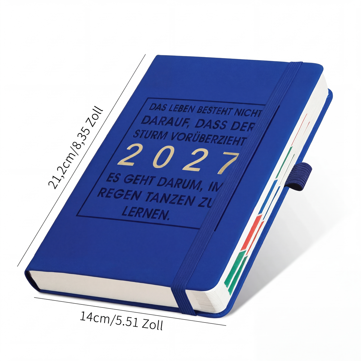 ⏳Nur für kurze Zeit – 50% RABATT⏰ 📅A5 2027 Tagebuch-Notizbuch mit einer Seite pro Tag ✨