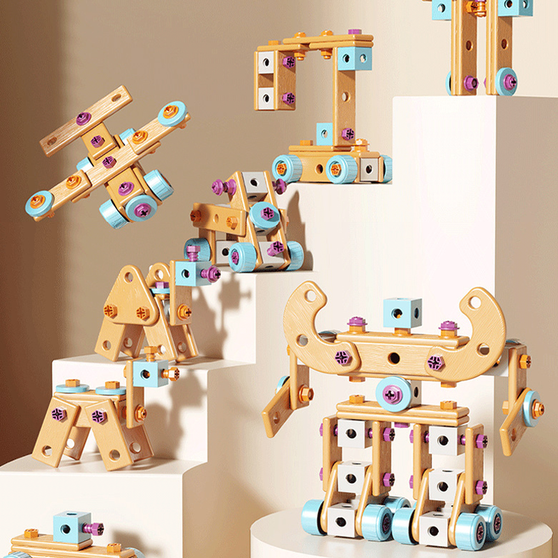 🧰 50 % RABATT⏰ Kinder DIY Werkzeugset, fördert handwerkliche Fähigkeiten🧩
