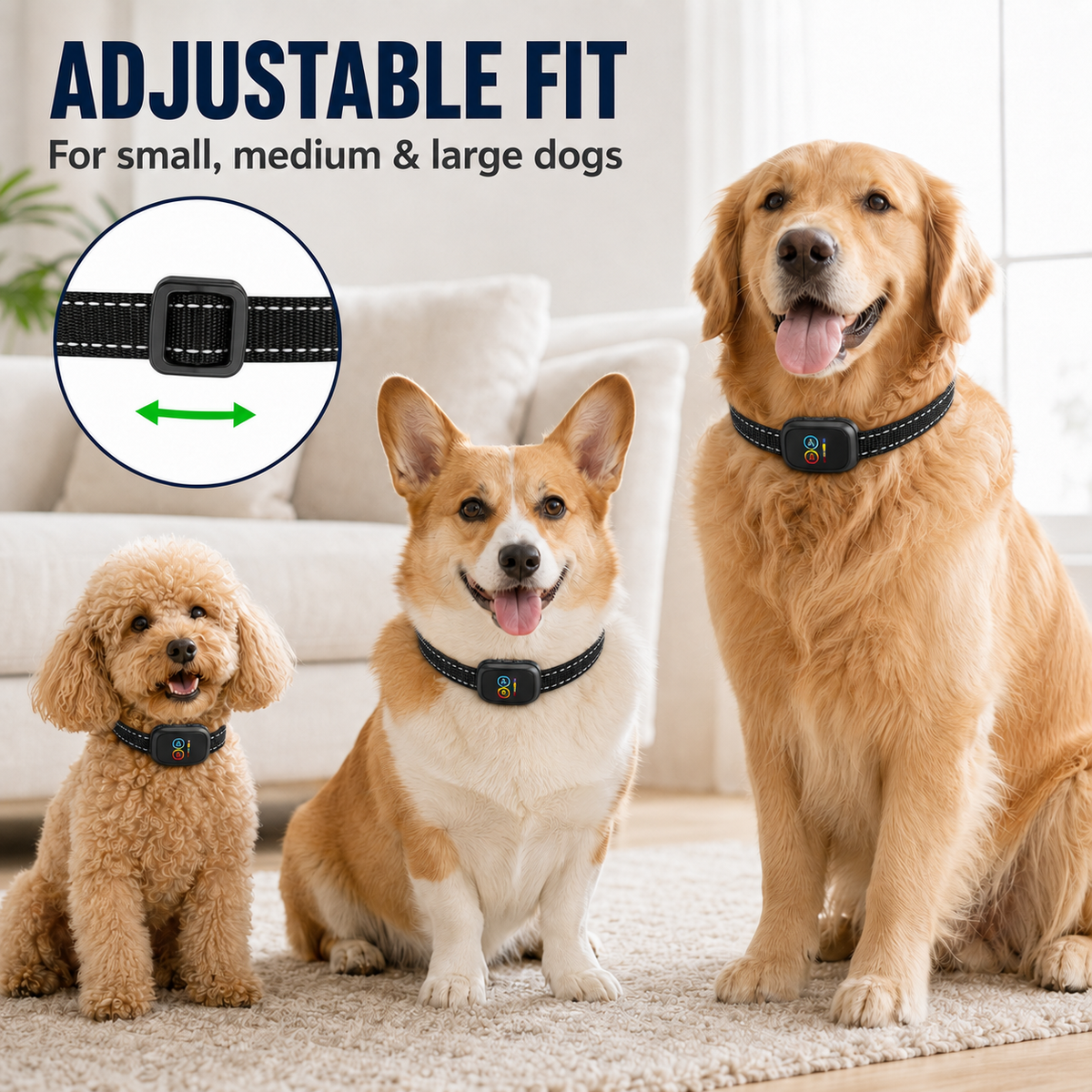 Intelligentes Anti-Bell-Halsband für Hunde