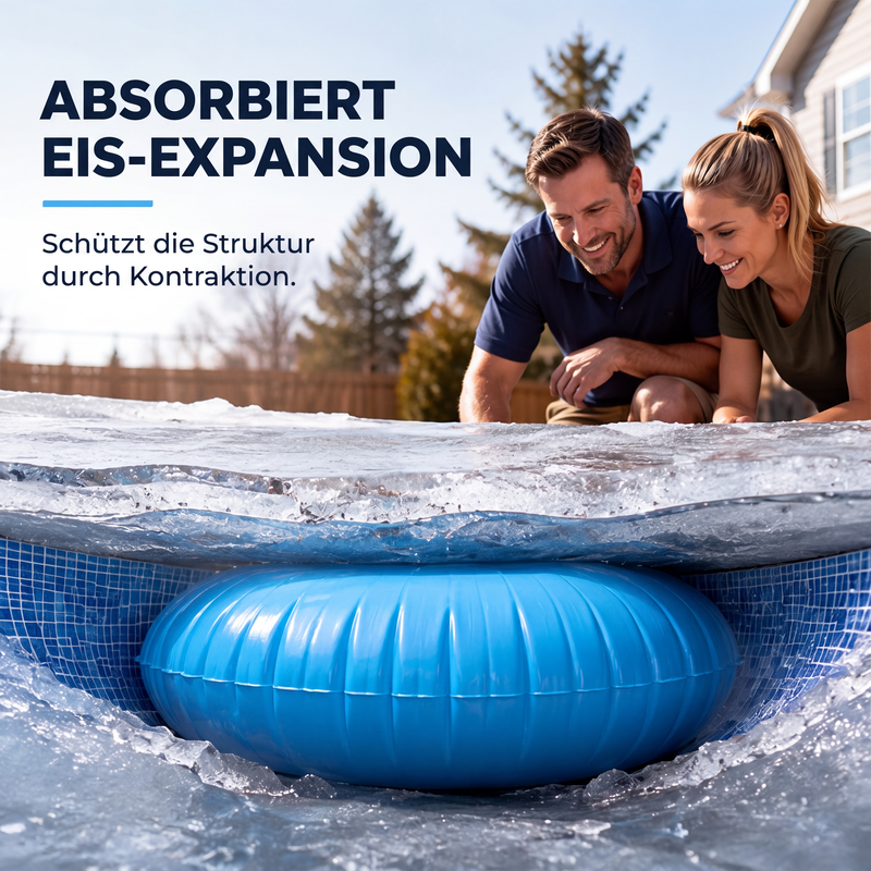 Rundes aufblasbares Luftkissen zur Winterfestmachung von Pools