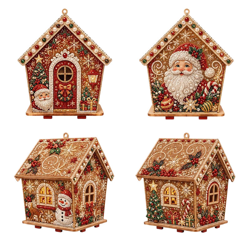 ☃️🎄 3D‑Weihnachts‑Perlenkunst‑Bastelset zum Selbermachen – Kreatives Weihnachts‑DIY für Groß und Klein