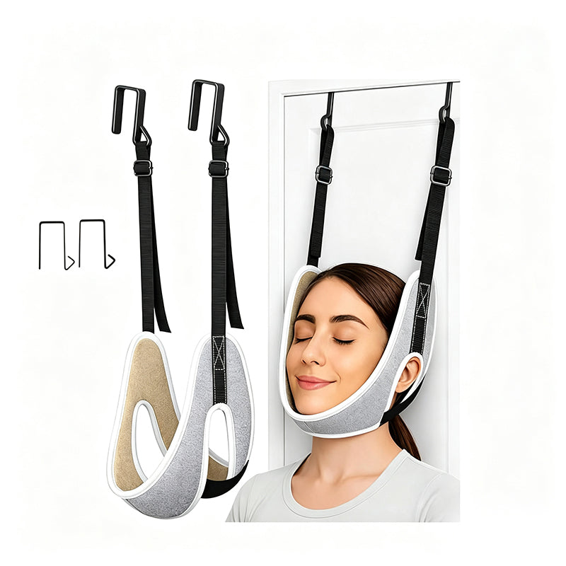 🚪 50% RABATT! 💆 Traktionsgerät für Nacken – Über‑Tür‑Montage & schmerzlindernd ✨