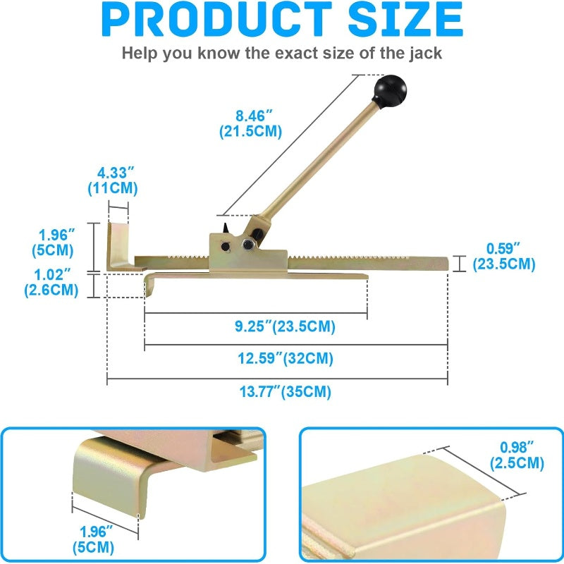 📢📢40% RABATT !!⏰Professional Ratcheting Hardwood Plank Jack