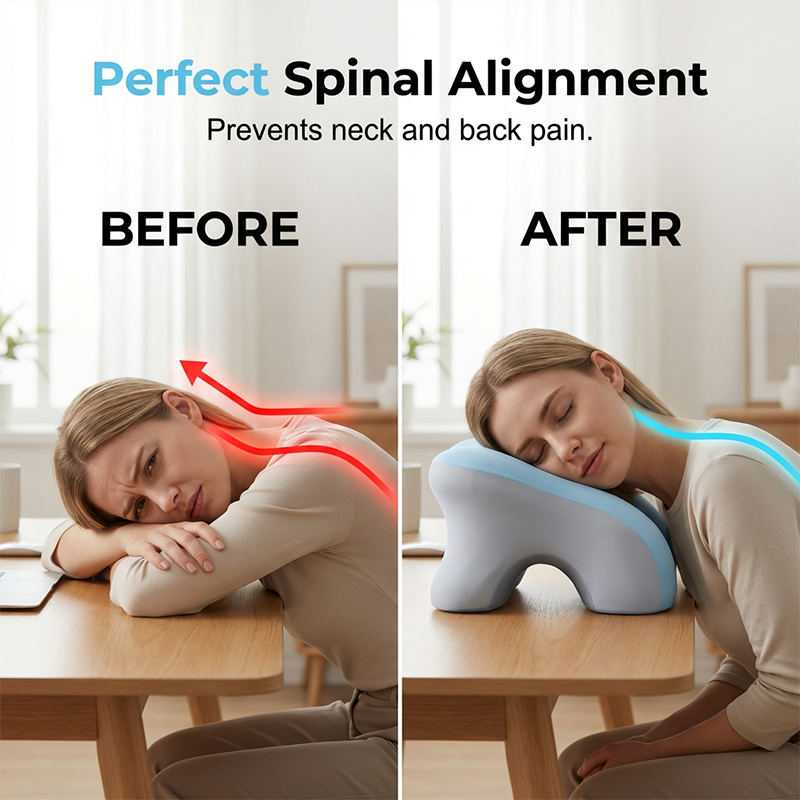 Ergonomisches Nackenkissen für Bürostühle  HINWEISE