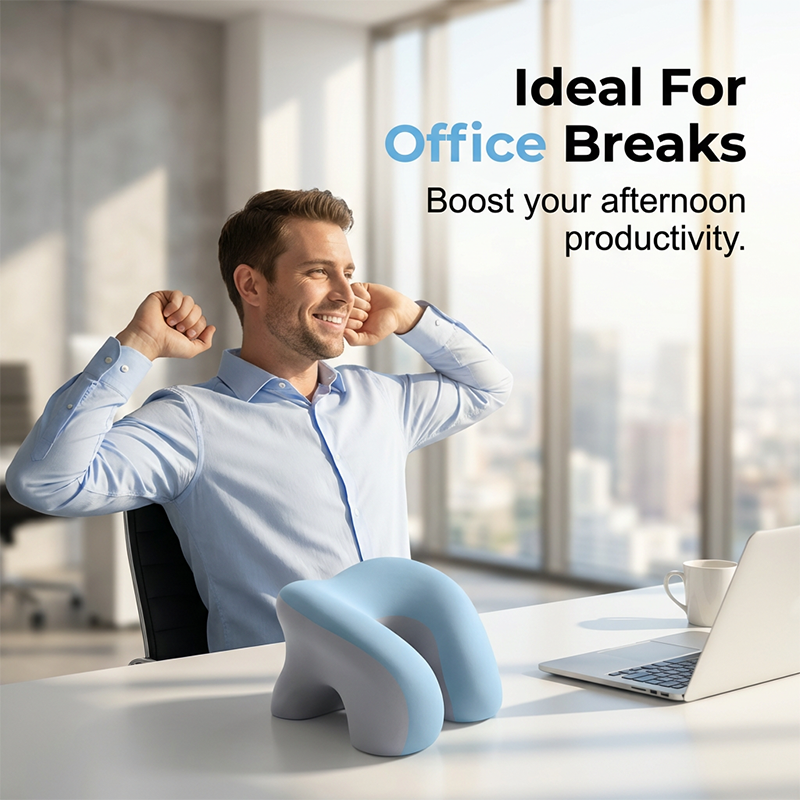 Ergonomisches Nackenkissen für Bürostühle  HINWEISE