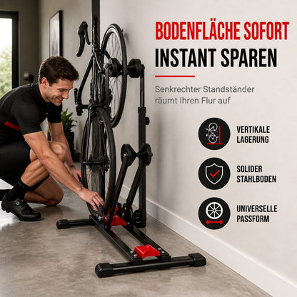 🔥 50% Rabatt! 🚴 Klappbarer Fahrradständer mit Doppelstange – U-Form Präsentationsständer für Rennrad & MTB