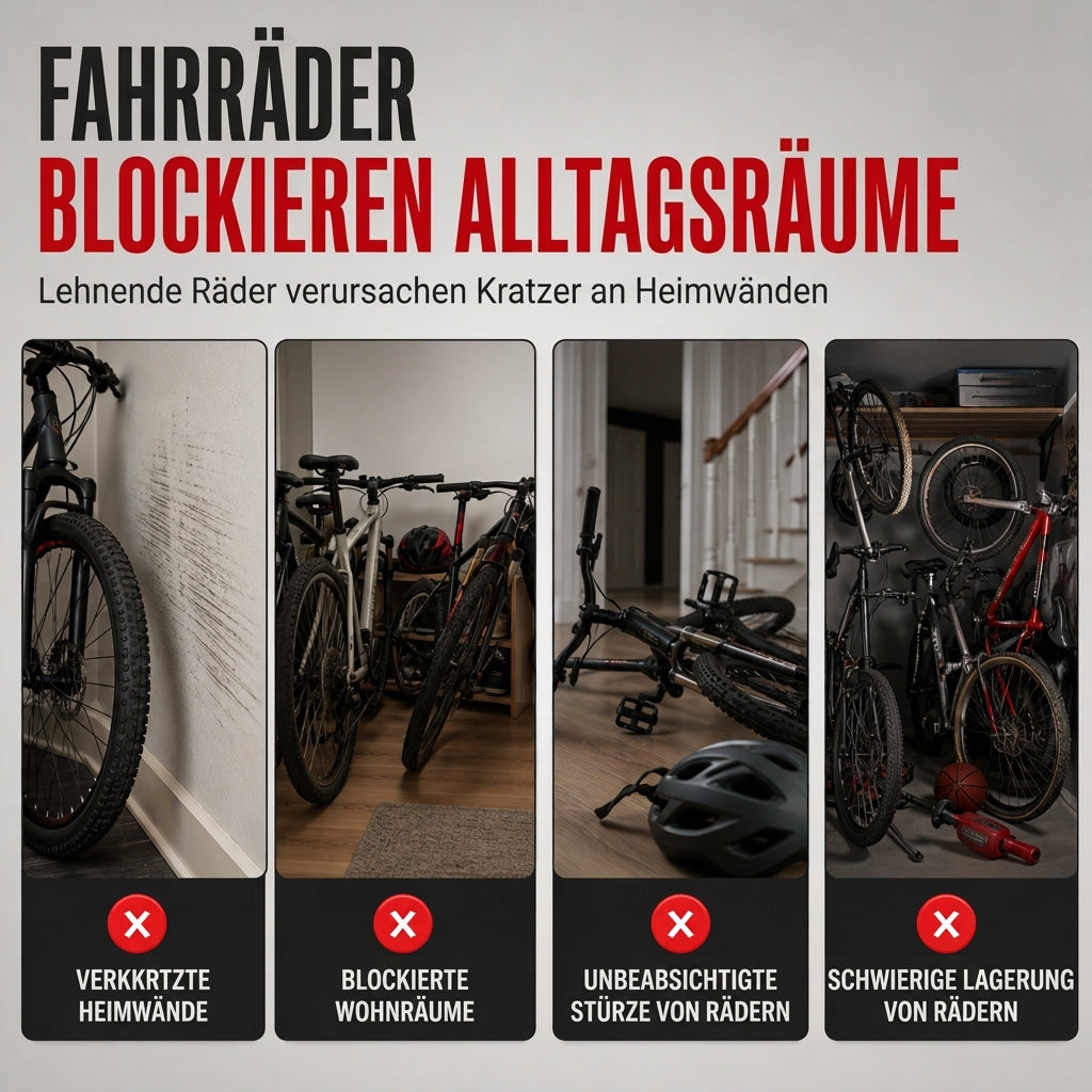 🔥 50% Rabatt! 🚴 Klappbarer Fahrradständer mit Doppelstange – U-Form Präsentationsständer für Rennrad & MTB