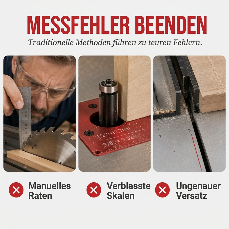 📐 50% RABATT! 🪵 Einstellblöcke für Holzarbeiten – Aluminium, präzise & schnelle Kalibrierung ✨