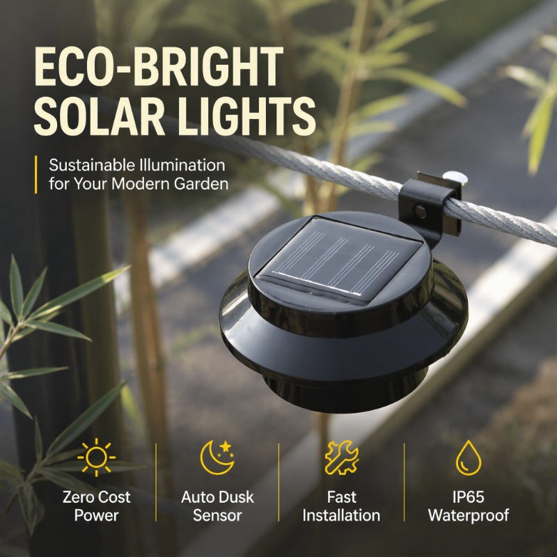 ☀️✨ Solarleuchten für Außen – Stromsparend & ganze Nacht beleuchtet | Premium Qualität