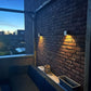 💡🔲 Quadratische Solar-Ambiente-Wandleuchte mit zwei Lichtfarbmodi – modernes Design & kabellose Freiheit! ✨