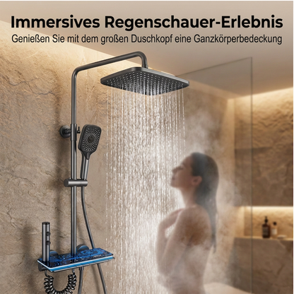 🚿 60% RABATT! 💡 Regenduschen-System – LED-Digitalanzeige & modernes Design ✨