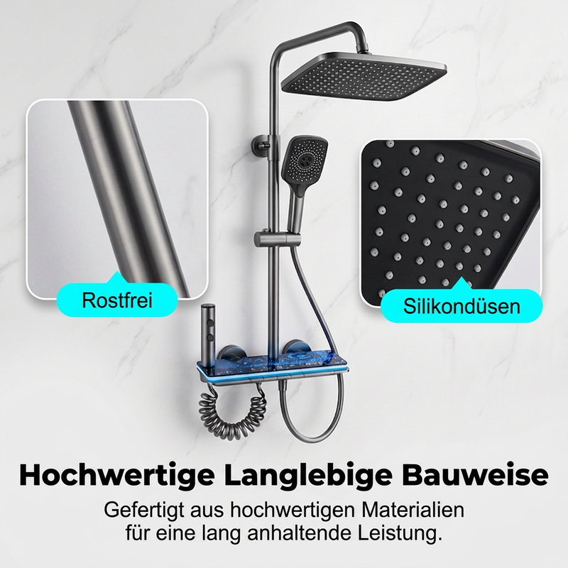 🚿 60% RABATT! 💡 Regenduschen-System – LED-Digitalanzeige & modernes Design ✨