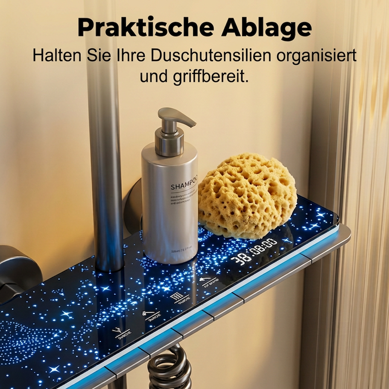 🚿 60% RABATT! 💡 Regenduschen-System – LED-Digitalanzeige & modernes Design ✨