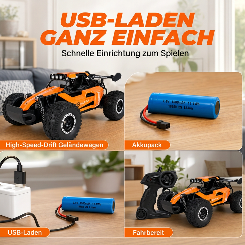 Hochgeschwindigkeits-RC-Geländewagen