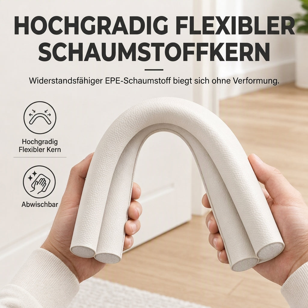 📢📢50% RABATT !!⏰Verschleißfester Leder-Türunterzug zum Selbermachen, winddicht und insektenschützend, Dichtungsstreifen für Schlafzimmertür unten