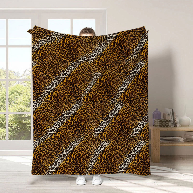 ⏳Begrenzte Zeit 50% Rabatt💥Ultraweiche Kuscheldecke mit Leopardenmuster