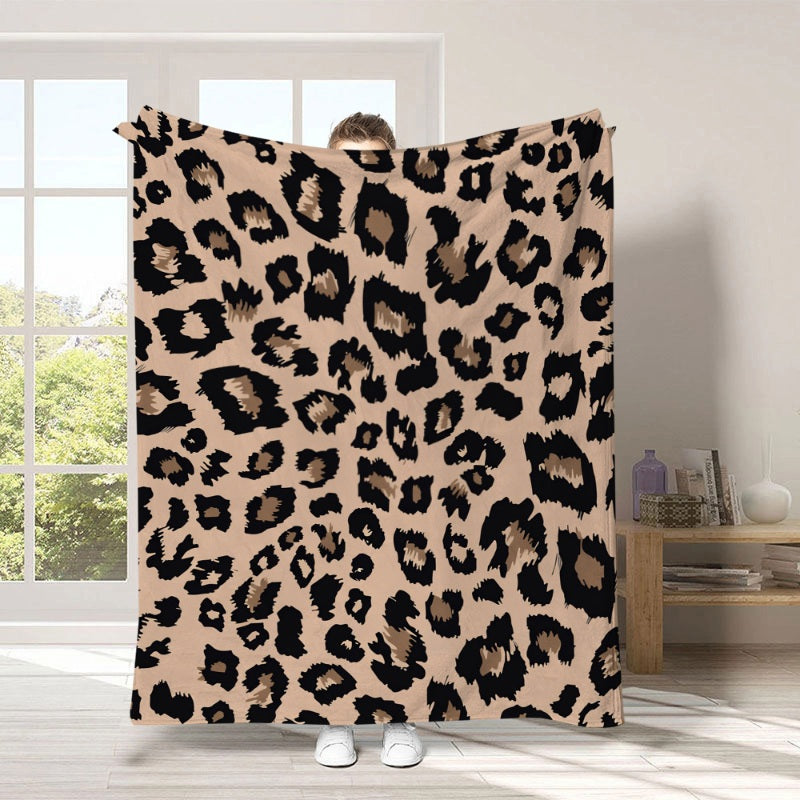⏳Begrenzte Zeit 50% Rabatt💥Ultraweiche Kuscheldecke mit Leopardenmuster