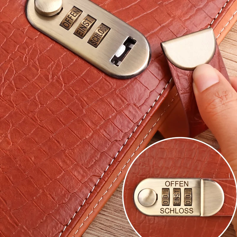 👛 Multifunktionale Organizer-Geldbörse mit Zahlenschloss – Praktisch, sicher & immer passend