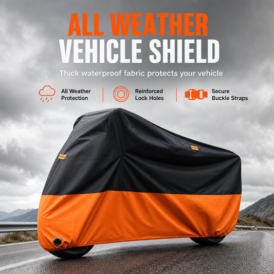 🏍️ 50 % Rabatt ! Wasserdichte Motorradabdeckung – Sicherer Schutz vor Wind & Wetter! 🛡️ Schlossösen gegen Diebstahl, sturmfest & reflektierend ⚡