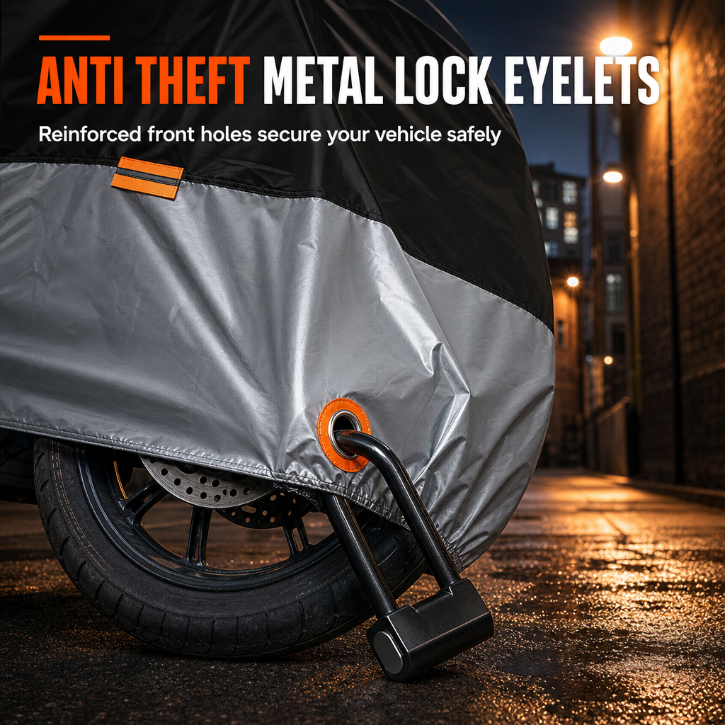 🏍️ 50 % Rabatt ! Wasserdichte Motorradabdeckung – Sicherer Schutz vor Wind & Wetter! 🛡️ Schlossösen gegen Diebstahl, sturmfest & reflektierend ⚡