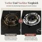 🔥 2+1 GRATIS ⏰ 10er-Set Hochleistungs-Folie Gasherd Brennerabdeckungen – Halten Sie Ihren Kochfeld sauber und geschützt mit tiefem Auffangbecken für Verschüttungen 🍳