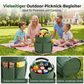 🧺 50% RABATT !🌿 Tragbarer & faltbarer Gartenkorb – praktischer Aufbewahrungskorb für Gartenwerkzeug, Outdoor & Ernte
