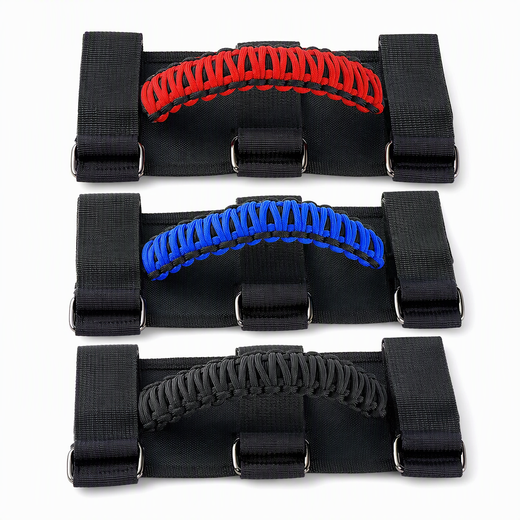 📢📢50% RABATT !!⏰Rutschfeste, geflochtene Paracord-Dachgriffe für den Innenraum, Beifahrergriff für Offroad-Fahrzeuge und SUVs