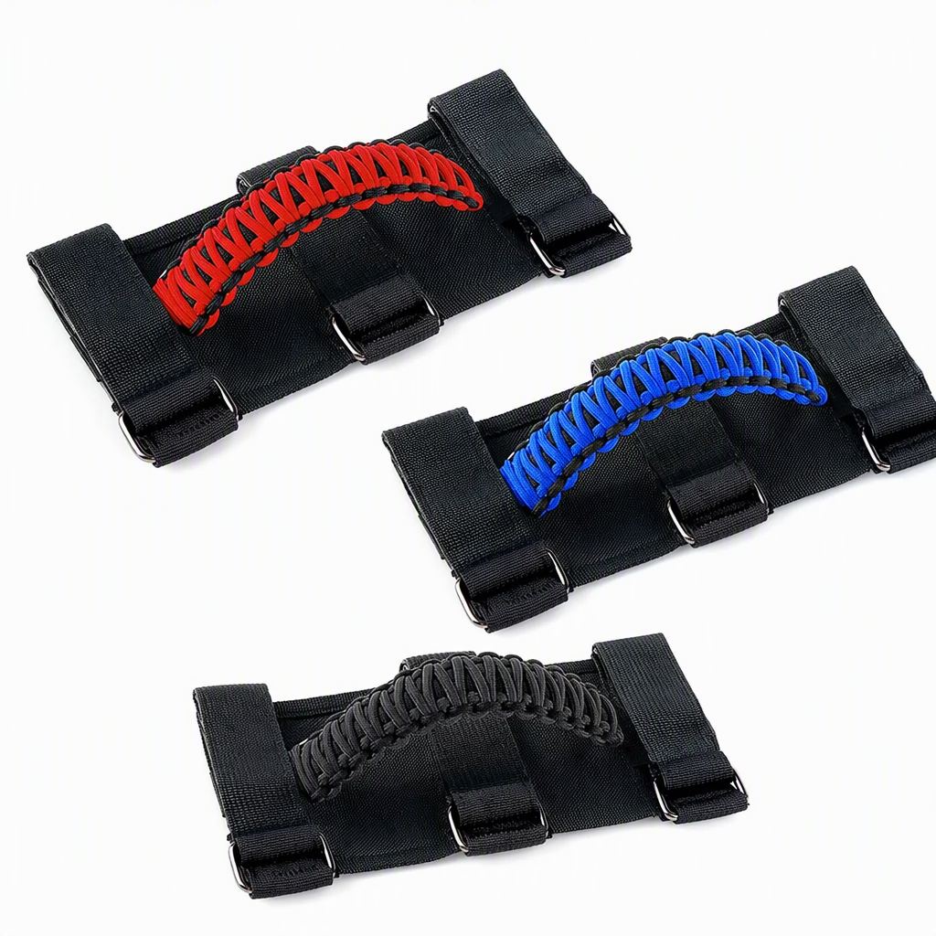 📢📢50% RABATT !!⏰Rutschfeste, geflochtene Paracord-Dachgriffe für den Innenraum, Beifahrergriff für Offroad-Fahrzeuge und SUVs