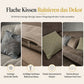 Weicher Plüsch-Kissenbezug mit besticktem geometrischem Rautenmuster, minimalistisch einfarbiges Wurfkissen für das Sofa