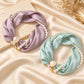 📿 50% RABATT! 🧣 Perlen-Schal-Kette – Zeitlose Eleganz, Verstellbare Schleife & Ohne Ohrloch Tragbar 🤍