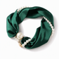 📿 50% RABATT! 🧣 Perlen-Schal-Kette – Zeitlose Eleganz, Verstellbare Schleife & Ohne Ohrloch Tragbar 🤍