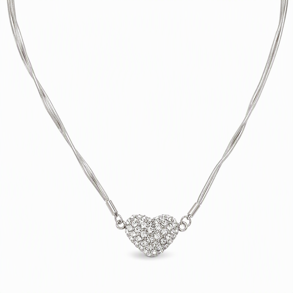 💖 50% RABATT! ✨ Magnetischer Liebesanhänger – Minimalistisch & mit Strass ✨