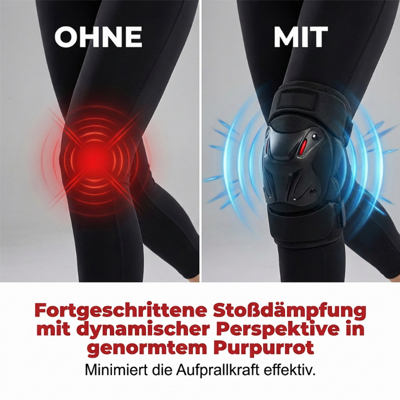 🔥50 % Rabatt🛡️ Knieschoner & Ellbogenschützer Set – stoßfest & rutschfest für Outdoor, Skateboard, Radfahren & Wandern
