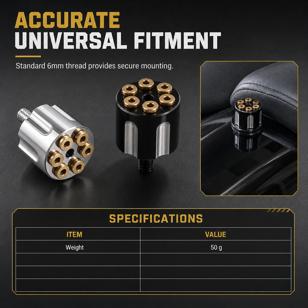 🏍️ 50% RABATT! ✨ CNC Motorrad-Sitzschraube – 6 mm, Schnellverschluss & eloxiert ✨