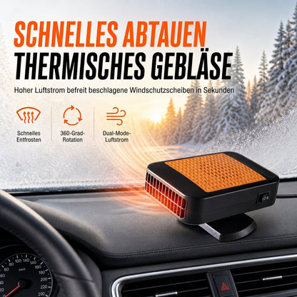 📢📢50% RABATT !!⏰Tragbarer 12V Auto- und Windschutzscheiben-Enteisungs- und Entnebelungsventilator für Fahrzeuge