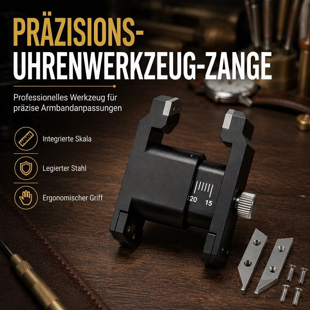 🔥Uhren Reparaturwerkzeug V-förmige Federstangen-Zange und Pinzette Set zum Entfernen des Armbandes