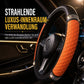 📢📢50% RABATT !!⏰Strass-Lenkradabdeckung – gestepptes PU-Leder und funkelnde Details für einen glamorösen Autoinnenraum
