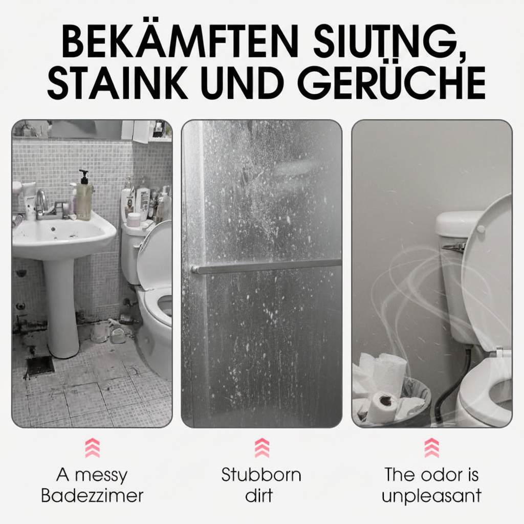 🥳Heißer Sonderangebot 2026🥳💞Über 50.000 verkaufte Exemplare! 🚿✨ 50 % Rabatt! Multifunktionales Badreinigungsspray