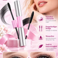 Wasserdichte Mascara mit zwei Bürsten für mehr Volumen und Länge-Gcom