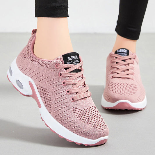 Sportliche Laufschuhe für Frauen mit atmungsaktivem Mesh-Obermaterial