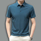 Atmungsaktive Herren Business Ice Silk Kurzarm-T-Shirt für den Sommer