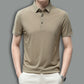 Atmungsaktive Herren Business Ice Silk Kurzarm-T-Shirt für den Sommer