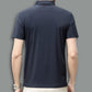 Atmungsaktive Herren Business Ice Silk Kurzarm-T-Shirt für den Sommer