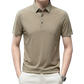 Atmungsaktive Herren Business Ice Silk Kurzarm-T-Shirt für den Sommer