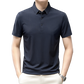 Atmungsaktive Herren Business Ice Silk Kurzarm-T-Shirt für den Sommer
