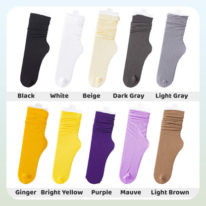 Vibrant Comfort Slouch Socks 10 Pairs