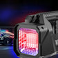 Superhelle tragbare Taschenlampe mit Doppelkopf-Spotlight