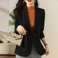 Einfacher, lässiger, drapierter Blazer