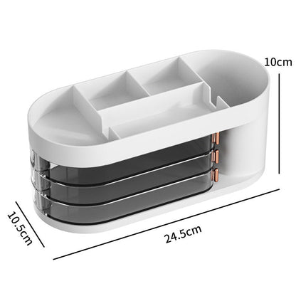 Rotary Drawer Desktop Organizer