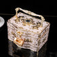 Handmade Vintage Exquisite High-end Three-layer Jewelry Storage Box
